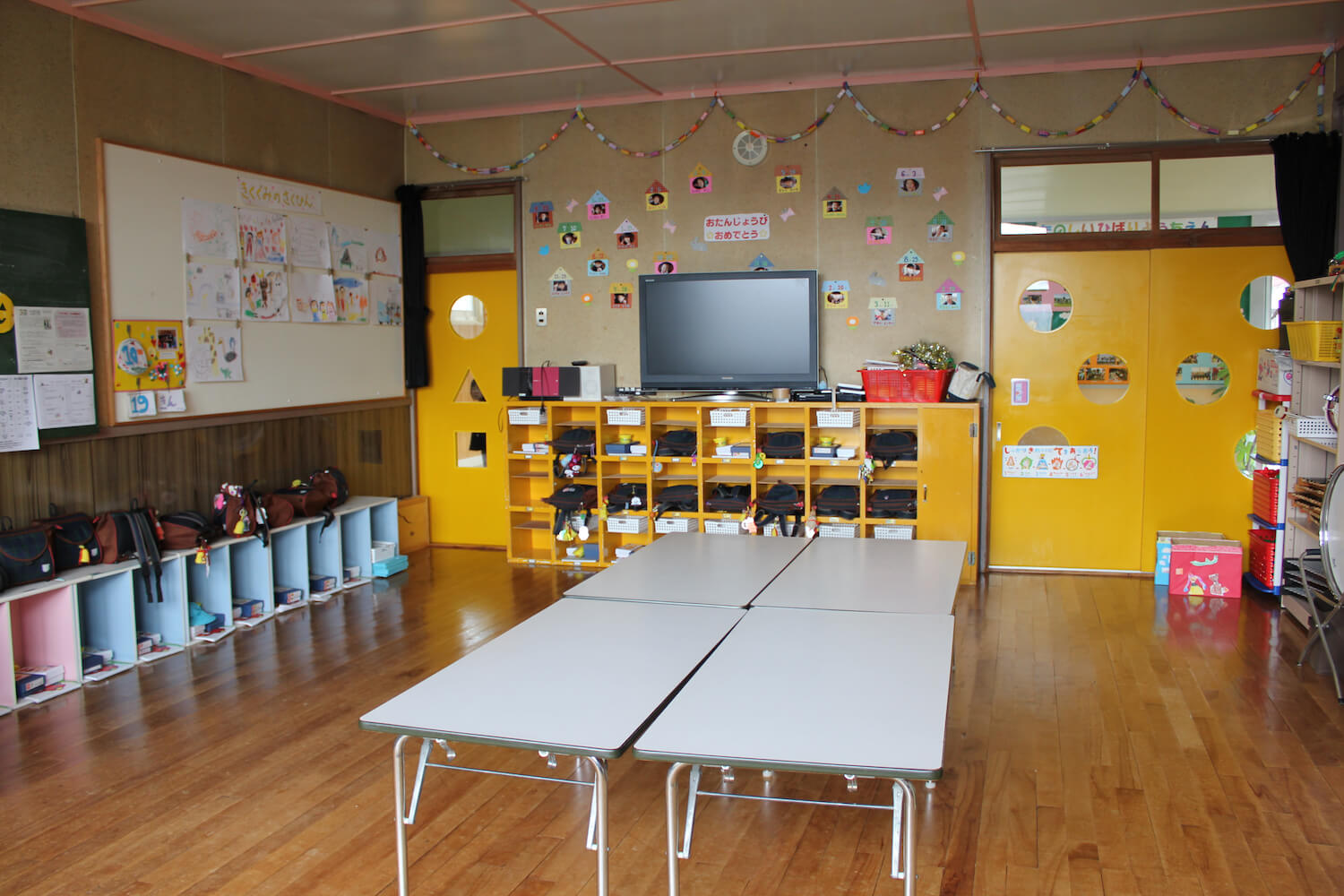 年長・年中組保育室